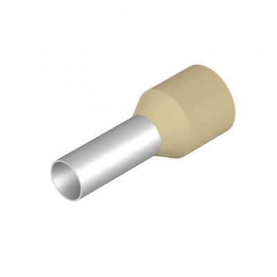 WEIDMULLER H10,0/22 EB Końcówka tulejkowa, izolowany, 10 mm², Długość odizolowania: 15 mm, kość słoniowa 0534200000 /100szt./ (0534200000)